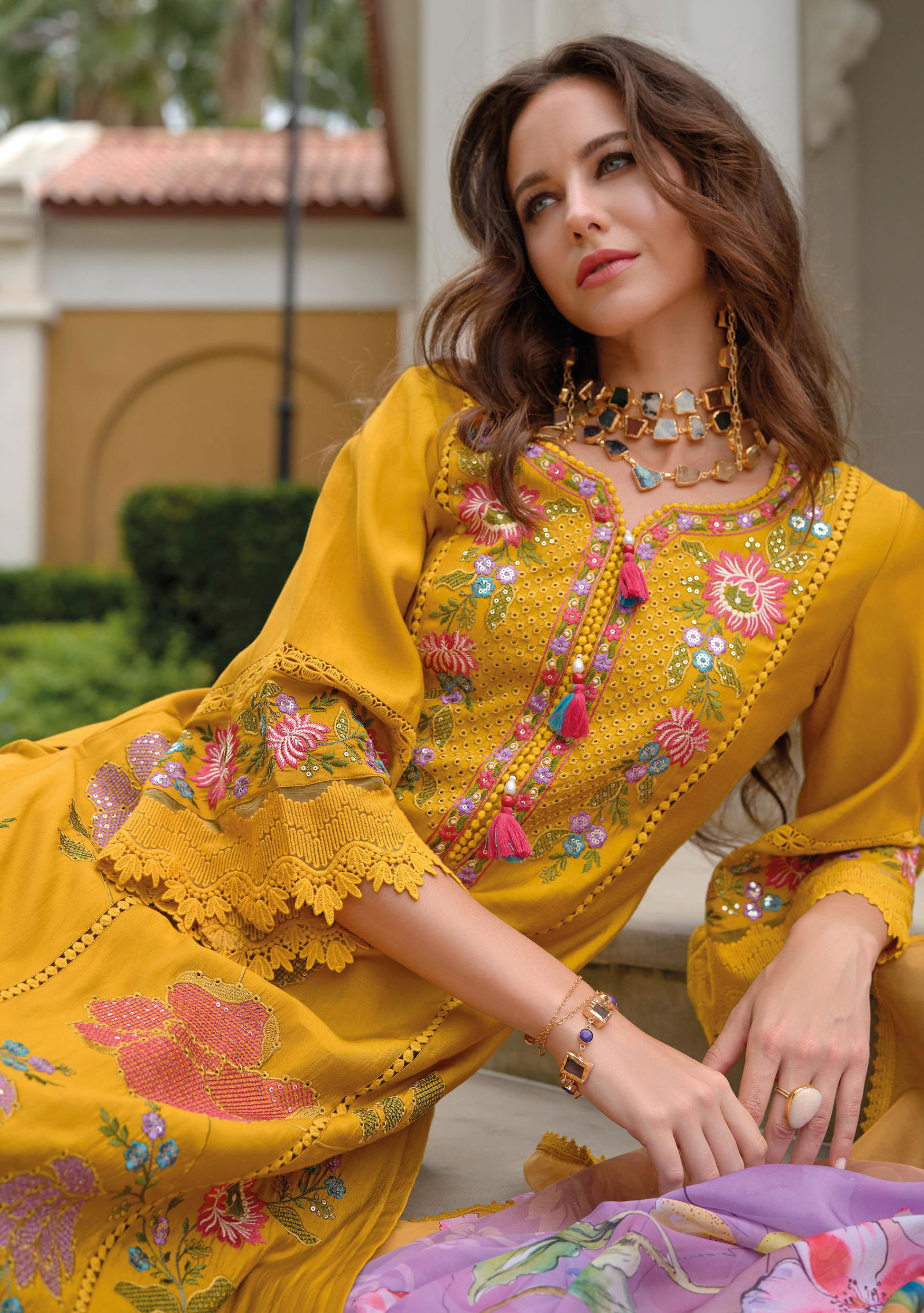 Sifaara Vol 2 By Kailee Viscose Muslin Pakistani Readymade Suits Wholesale Online